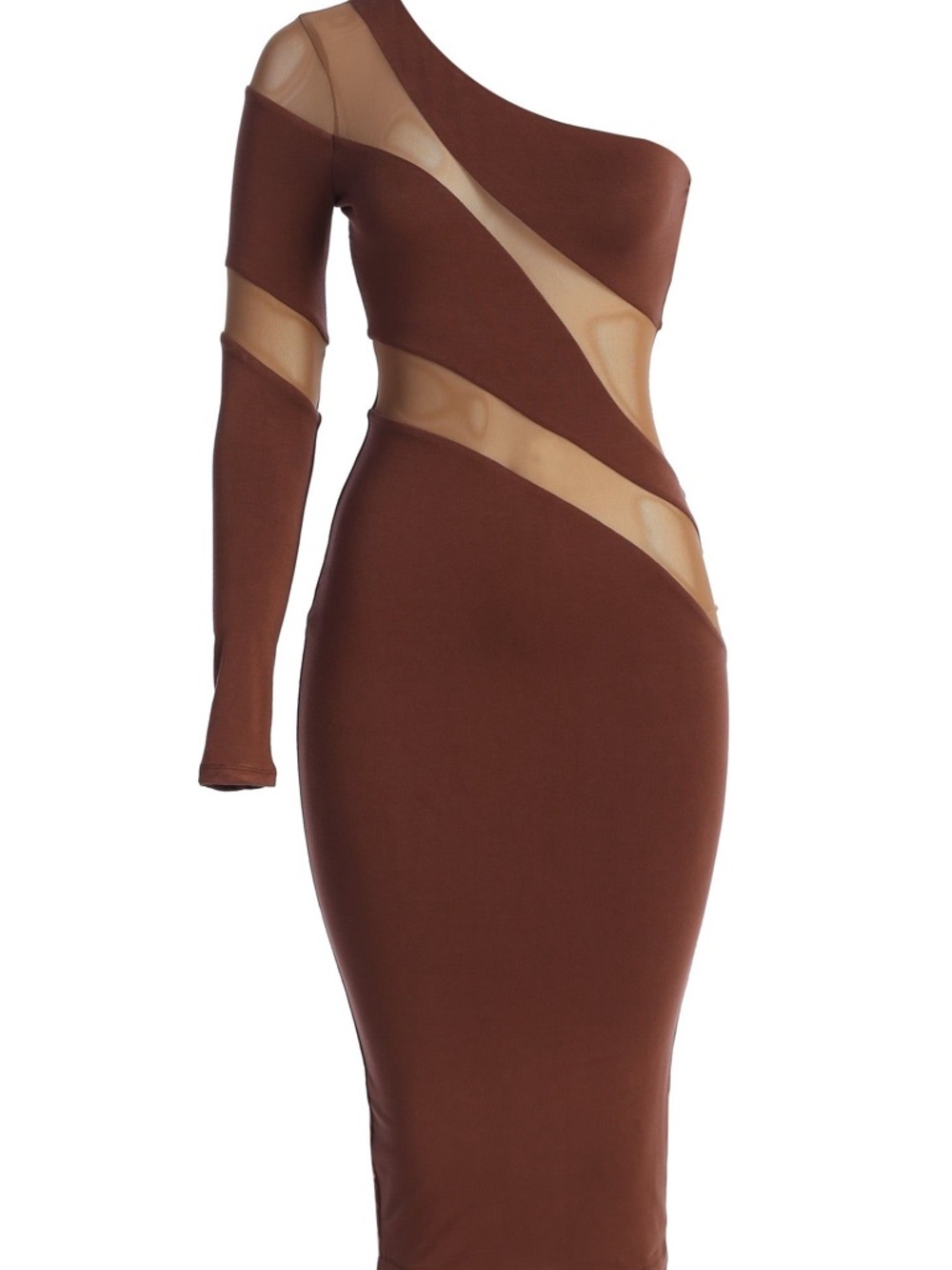 JLuxLabel Chocolate Eyes For You Midi Dress - S (NEW with tags)